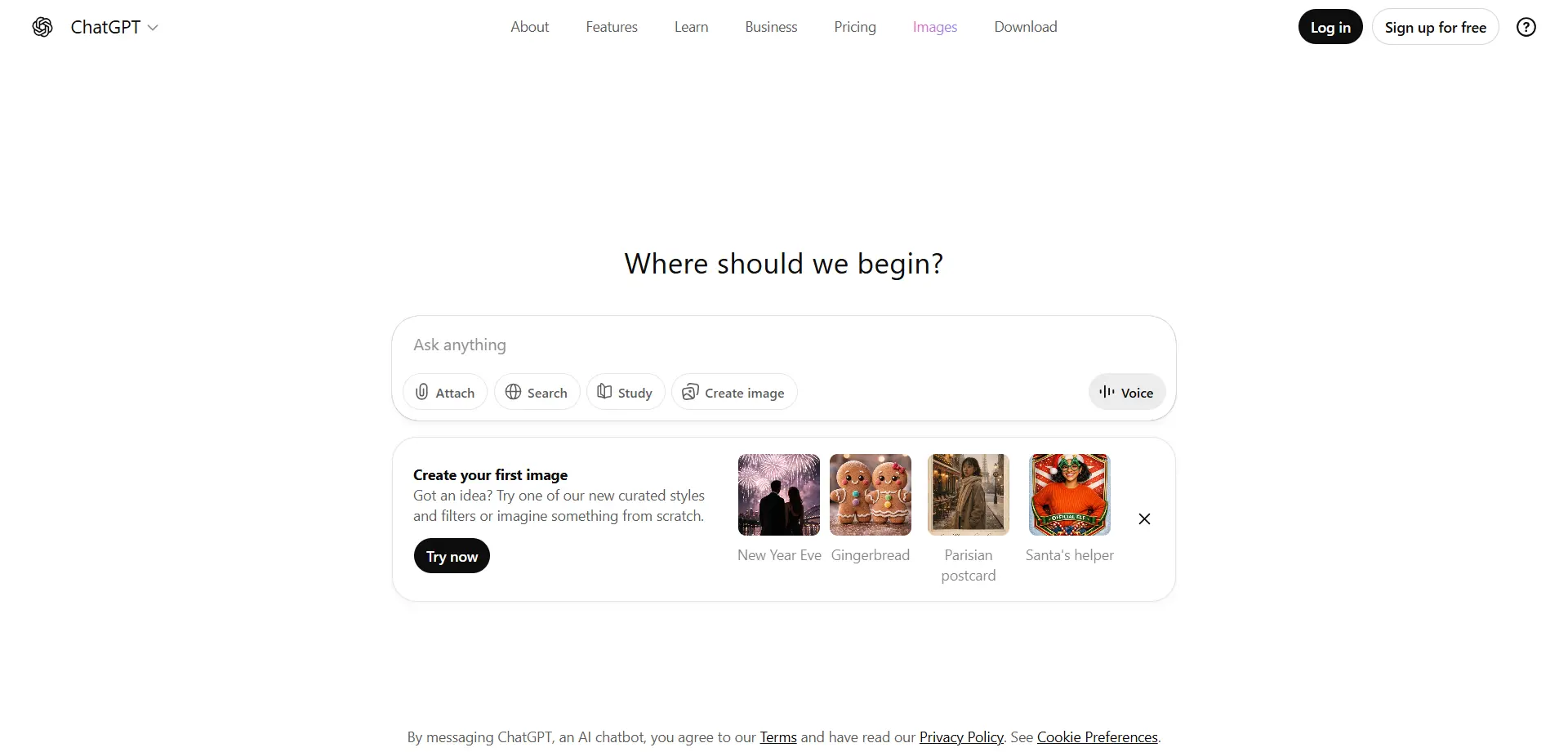 ChatGPT AI Tool Interface