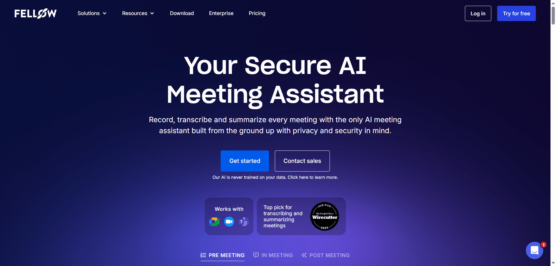 Fellow Tool Interface