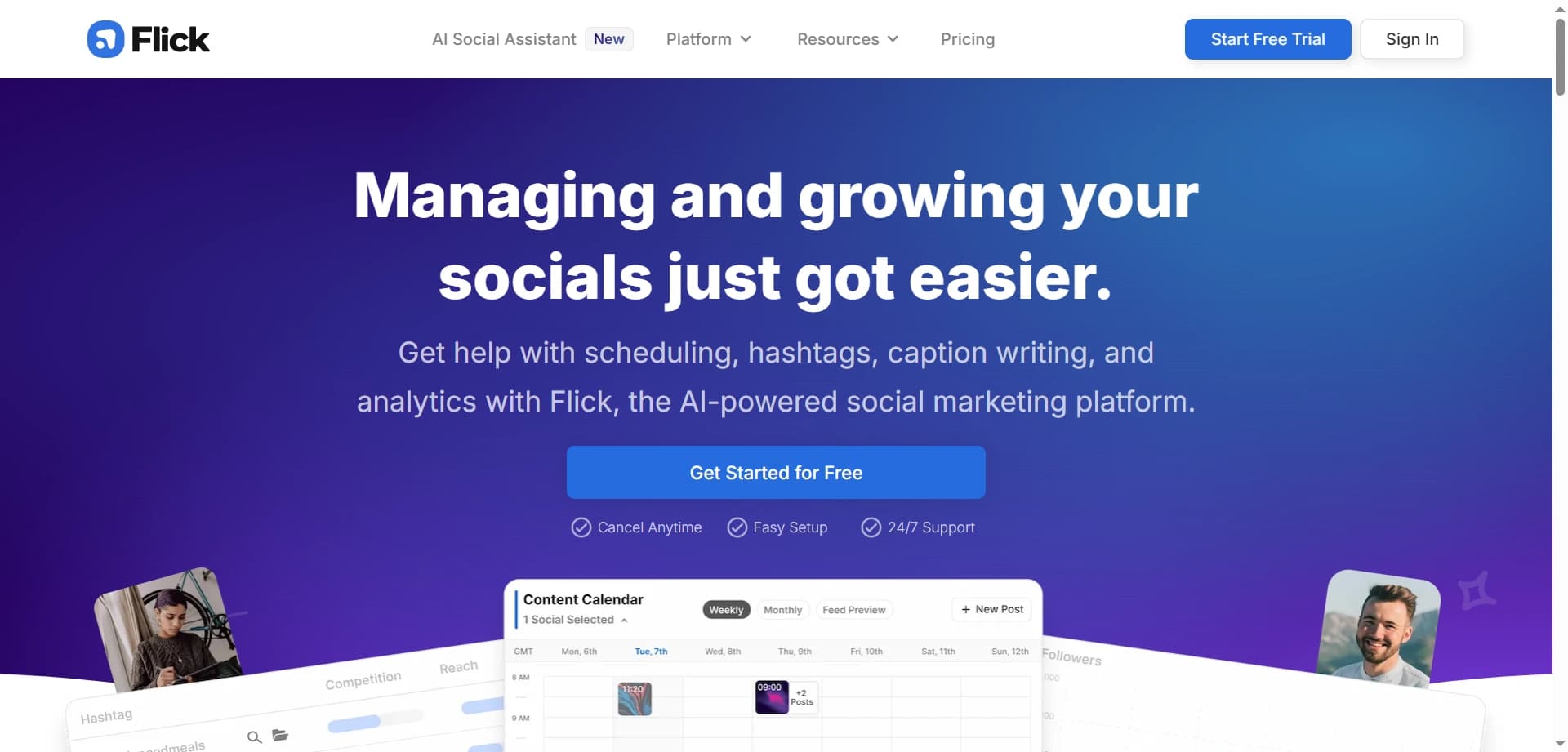 Flick AI Tool Interface