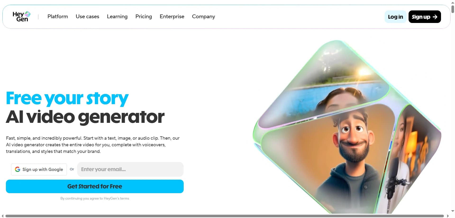 HeyGen and Synthesia AI Tool Interfaces
