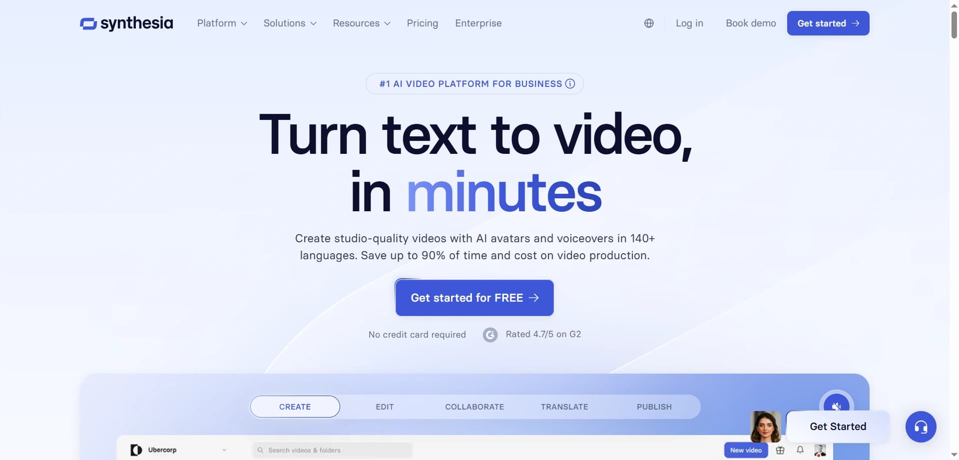 HeyGen and Synthesia AI Tool Interfaces