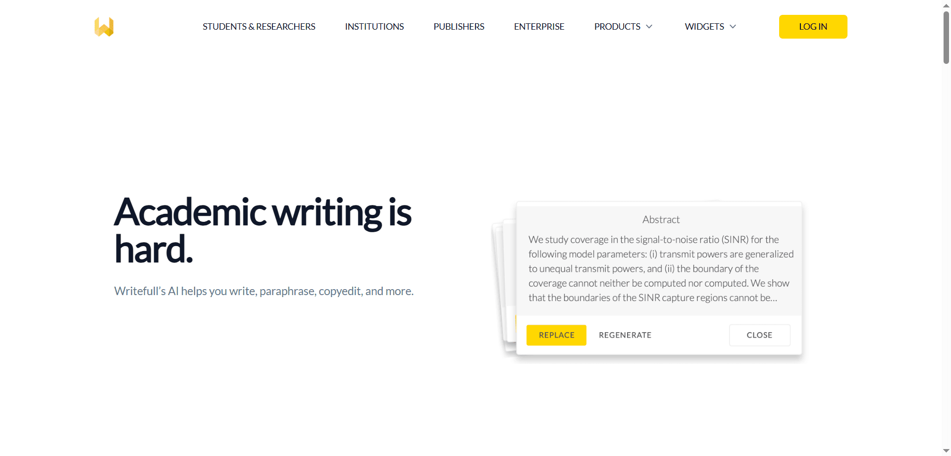 Writefull Academic Writing Tool